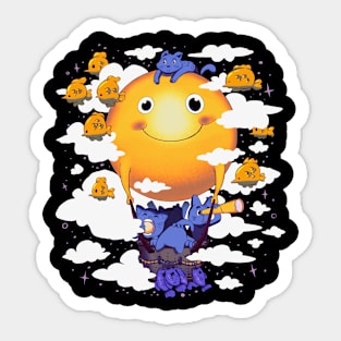 night fishing Sticker